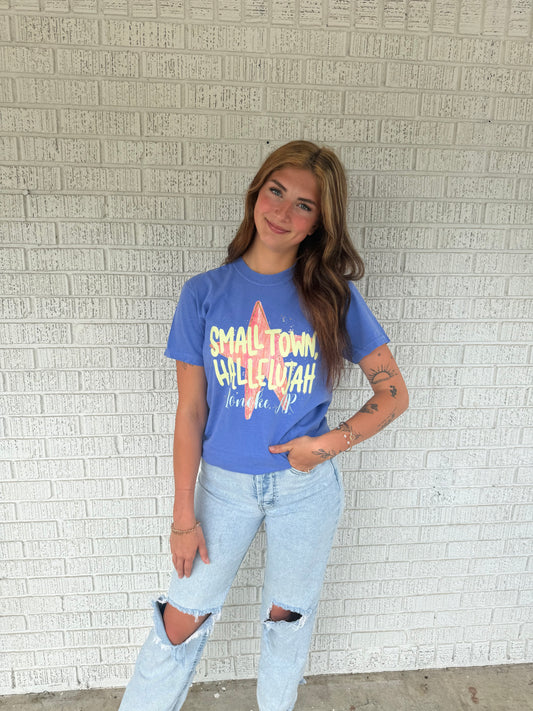 Small Town Hallelujah Lonoke Ar Comfort Colors T-Shirt