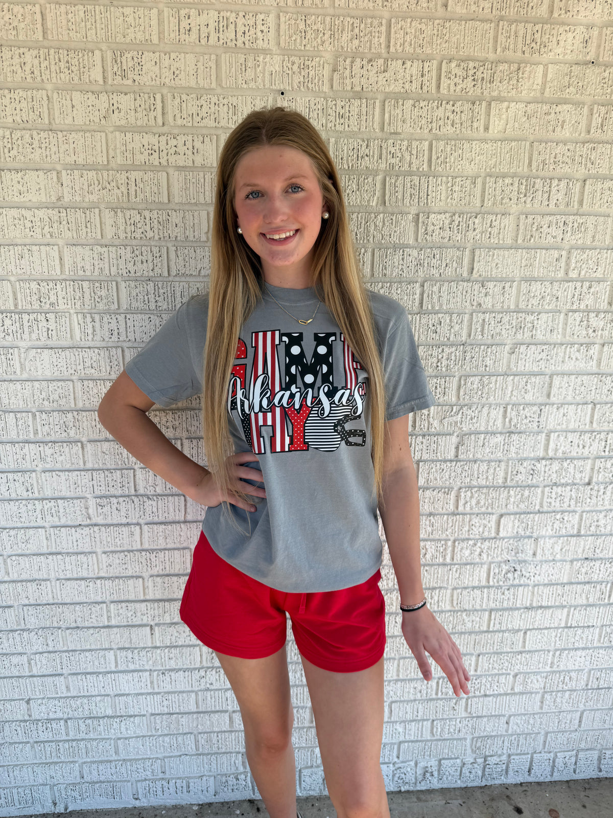 Red Arkansas GAME DAY Comfort Colors T-Shirt