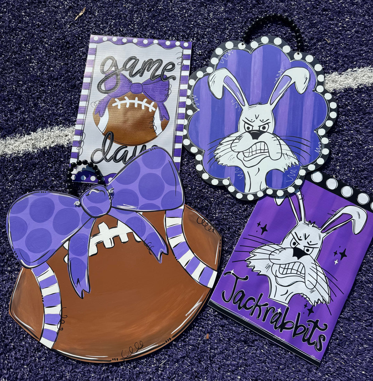 Gameday Door Hangers & Garden Flags!