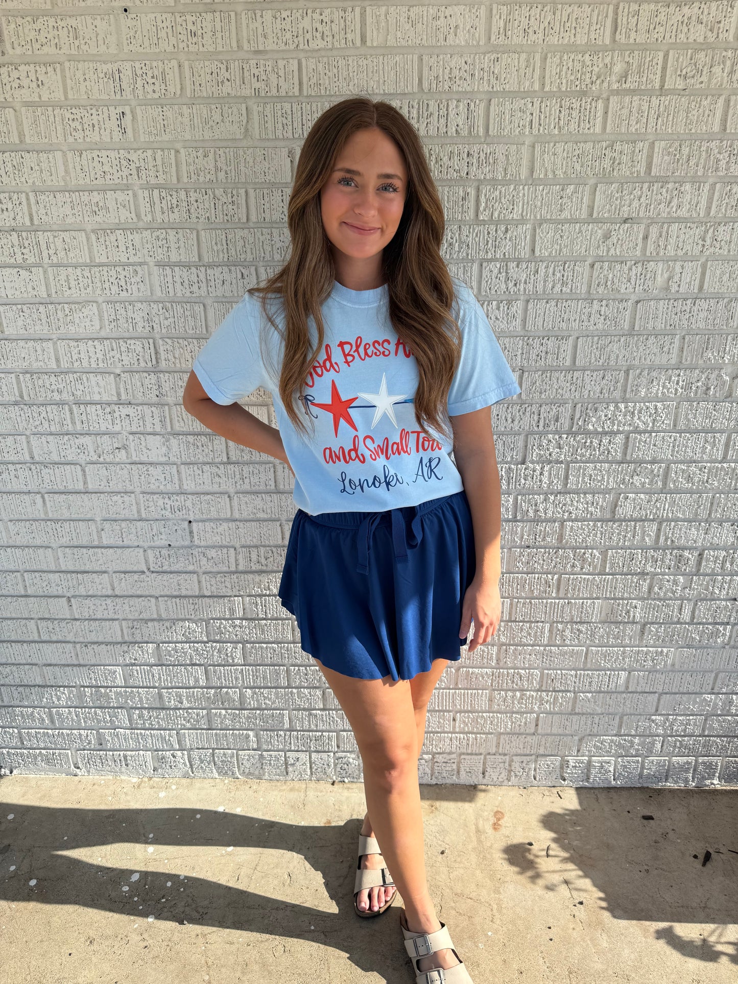 Navy Blue Skort