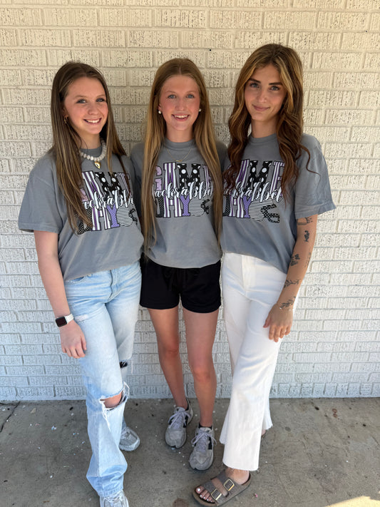 Purple Jackrabbit GAME DAY Comfort Color