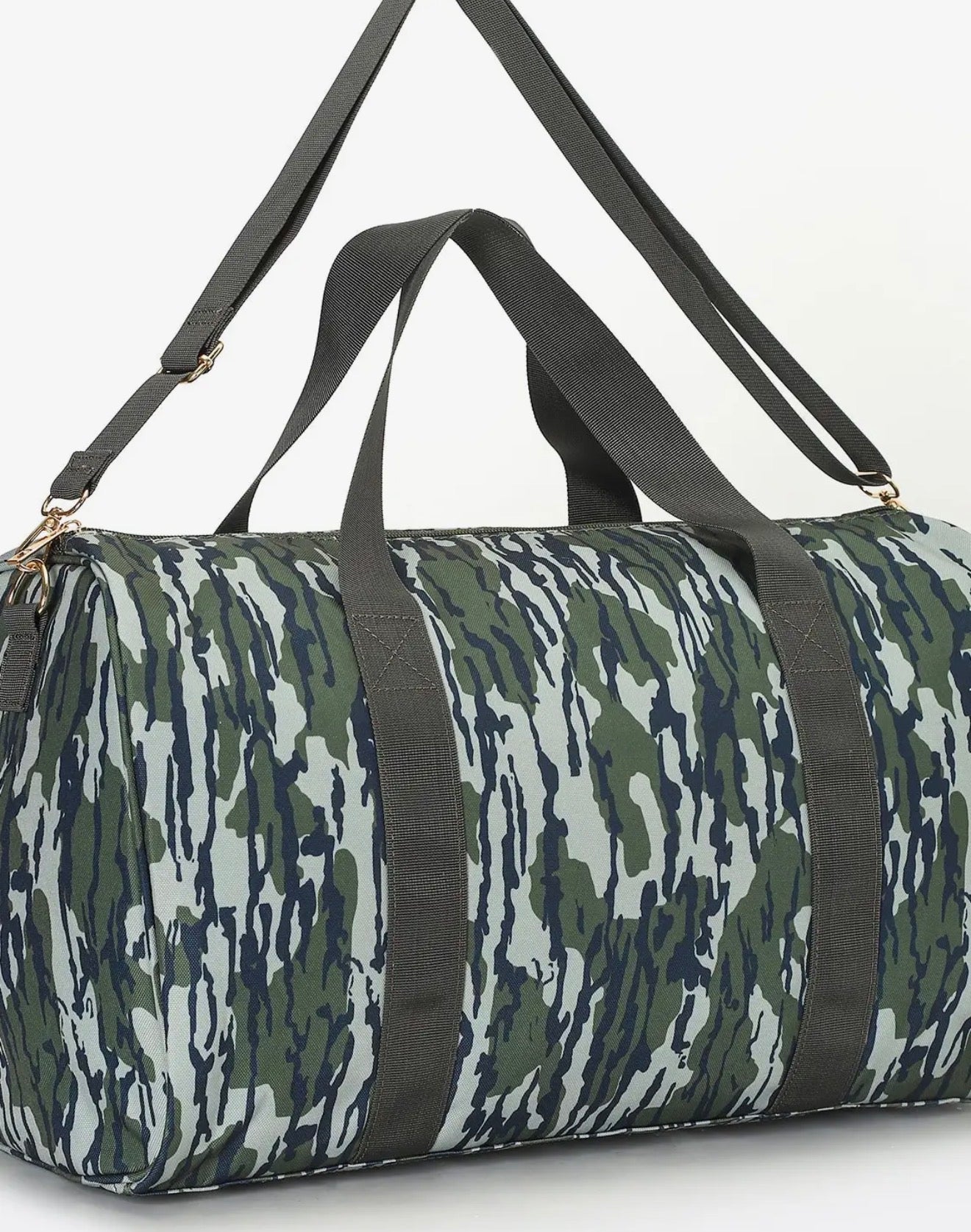 Bottomland Camo Duffel Bag ￼