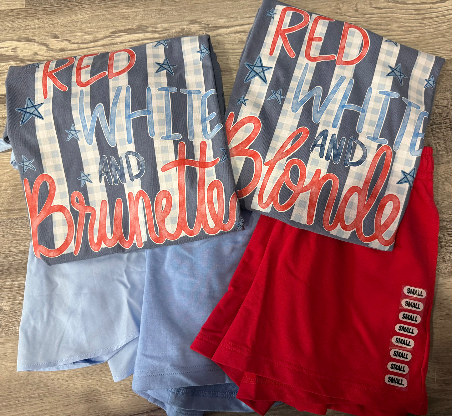 Red White And Blonde Comfort Colors T Shirt