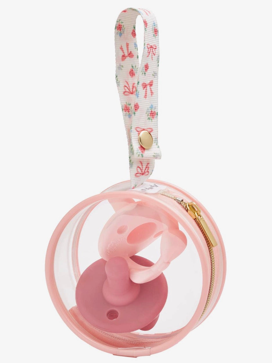 Itzy Ritzy Ribbons And Roses Paci Case