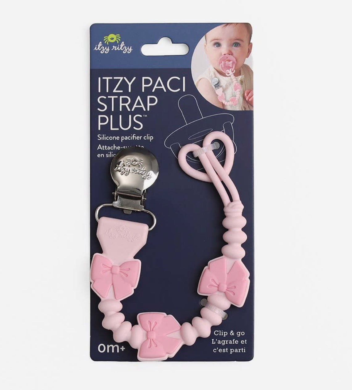 Bow Itzy Paci Strap Plus