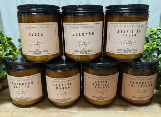 Golden Flame Candles