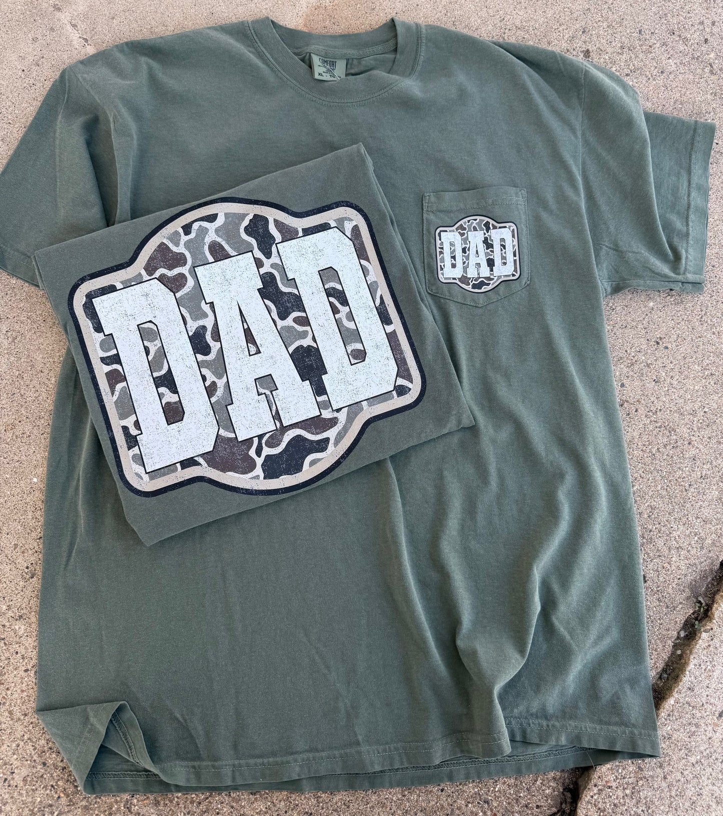 Camo Dad Pocket T-Shirt