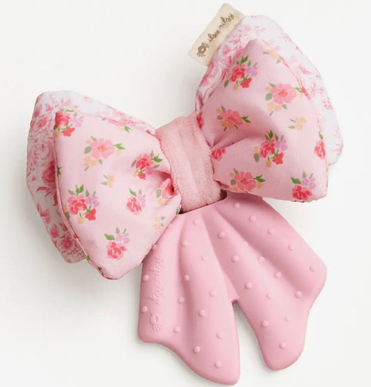 Itzy Ritzy Crinkle Bow Teether￼