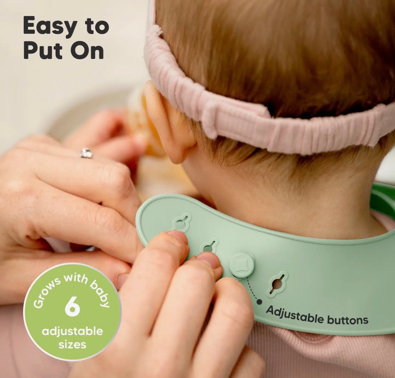 2 Pack Silicone Bibs For Babies/ Toddlers