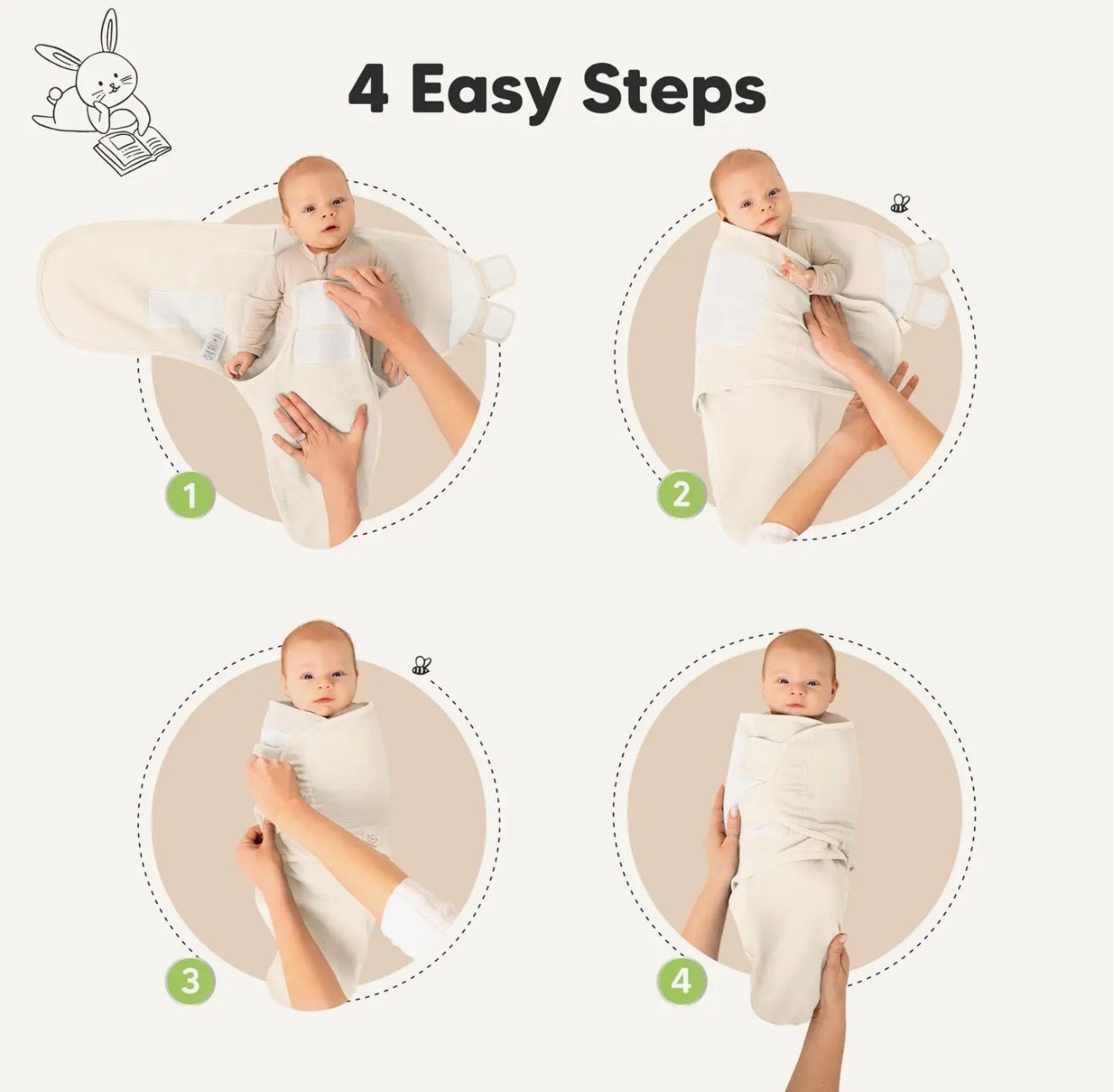 3 Pack Swaddle Sleep Sacks For Newborns