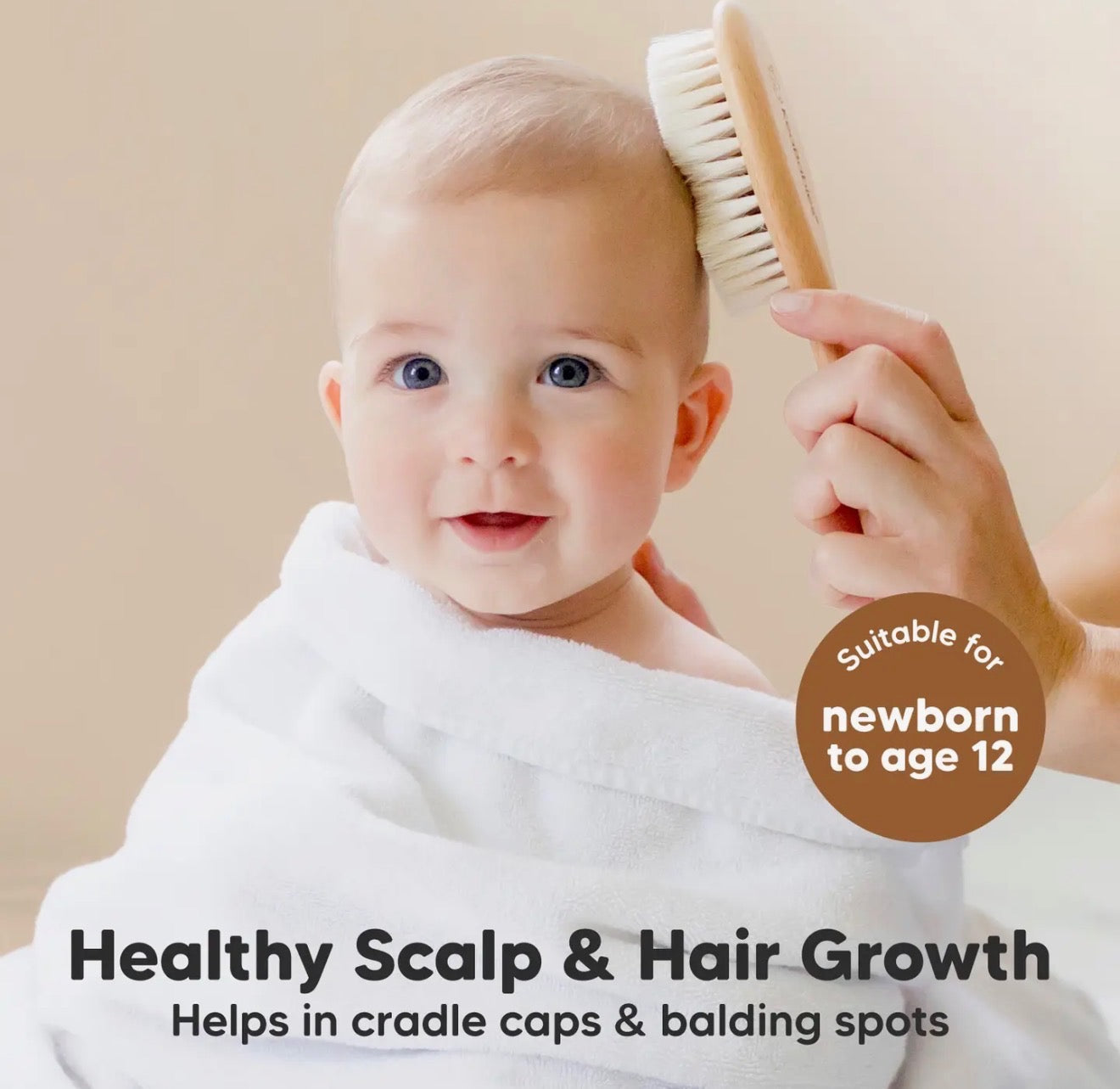Baby Hair Brush And Comb Set For Infant And Newborn