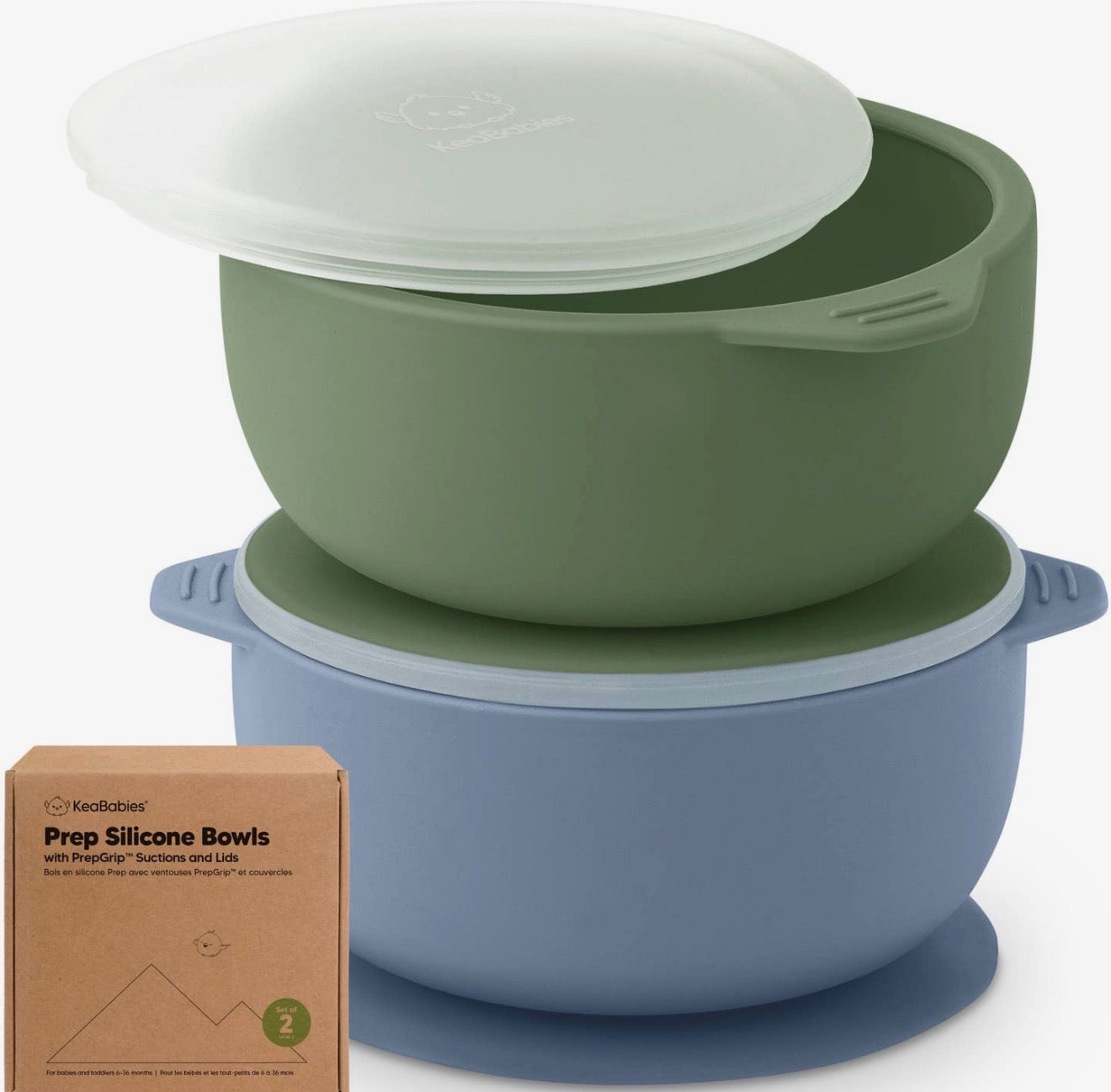 2 Pack Suction Baby Bowls