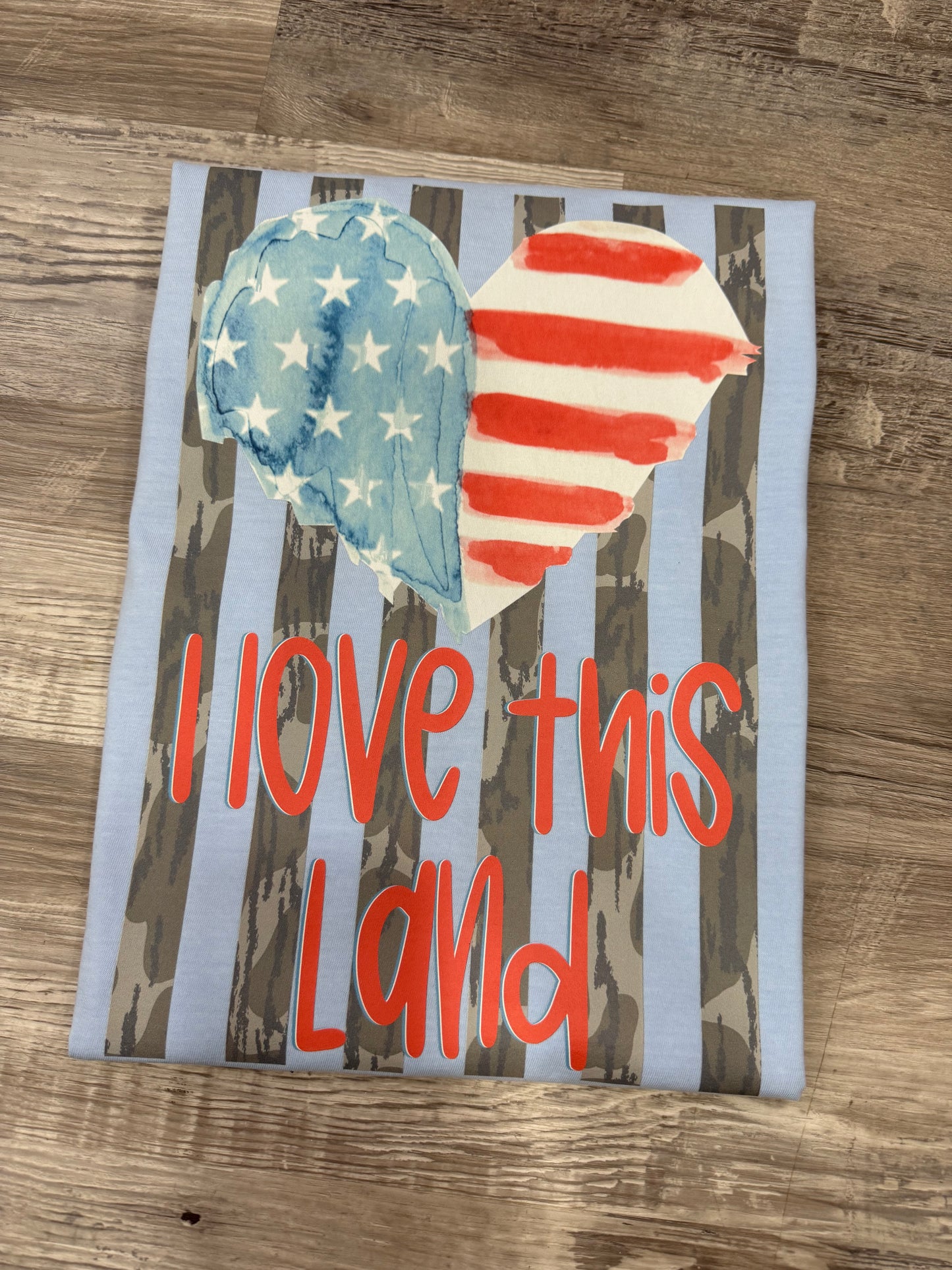 “I Love This Land” Comfort Color T-shirt!